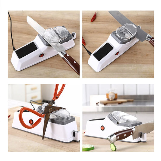 Knife Sharpener Electric | USB Electric Knife Scissor Sharpening Tool For Kitchen | Multifunctional Electric Rechargable Knife Sharpener