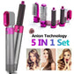 5 In 1 Hair Dryer Brush Electric Blow Dryer Hair Comb Curling Brush Kit Straightener