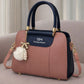 TBM The Bag Master Luxury Handbag – Elegant Two-Tone Designer Tote for Women