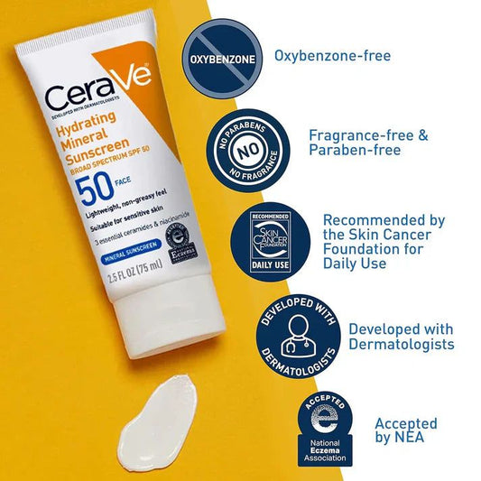 CeraVe 4 in 1 Skincare Kit – Cleanser, Serum, Night Cream &amp; Sunblock for Radiant Skin
