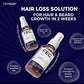 FEG PLUS Hair Growth Serum & Spray – 50ml Advanced Formula for Men & Women, Stronger, Thicker Hair