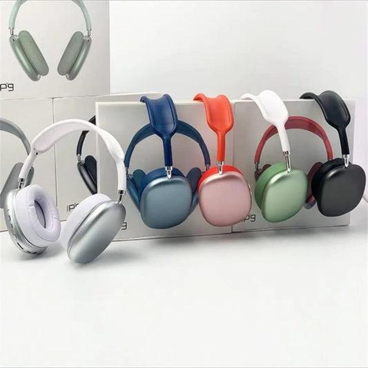 P9 PRO MAX  Wireless Headphones | Bluetooth Over-Ear | High Bass & Clear Sound | Foldable & Portable | Noise Reduction (Random Colour)